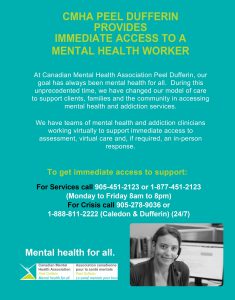 Immediate Access to Mental Health Worker